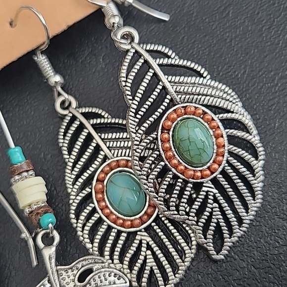 Boho style earrings six pack - Picture 4 of 7